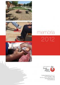 Memòria d'activitats de 2012